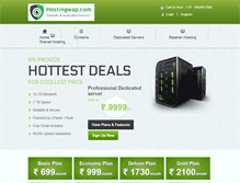 Tablet Screenshot of hostingwap.com